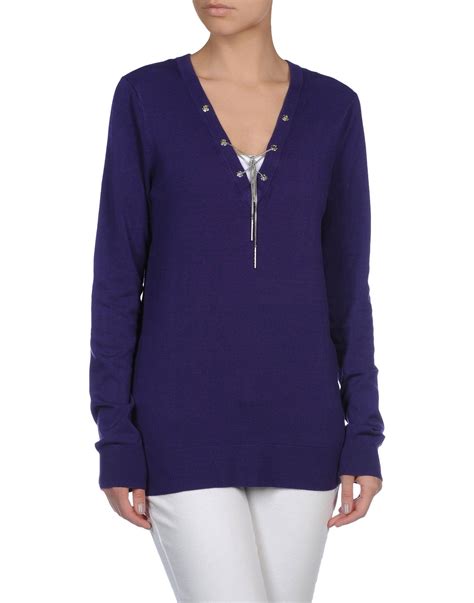 michael kors purple sweater dress|Michael Kors velour sweatsuit.